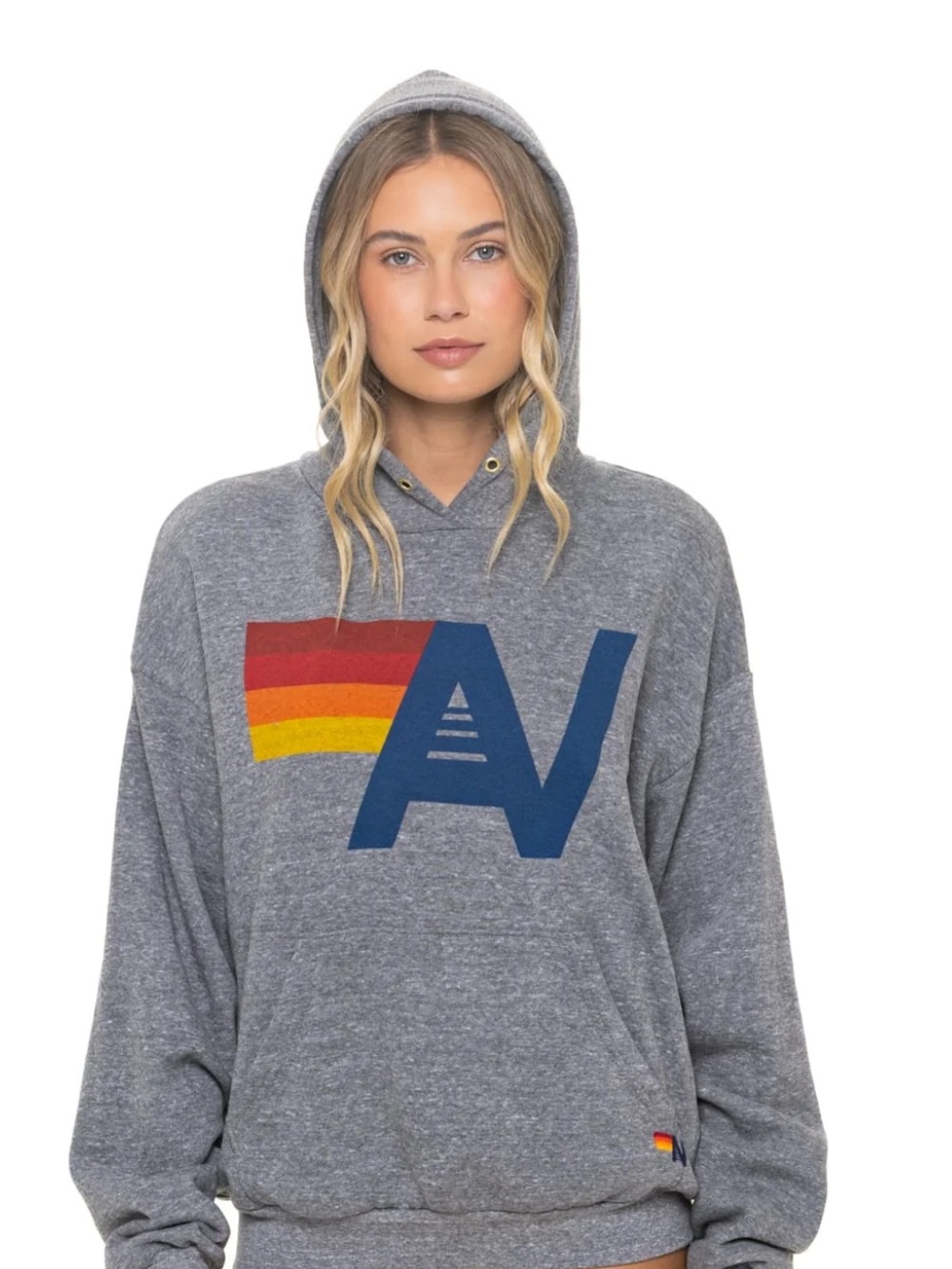 Aviator Nation Logo Relaxed Pullover Hoodie